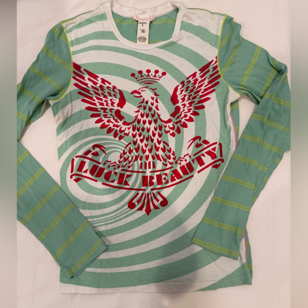Custo Barcelona Shirt with Red and Green Design